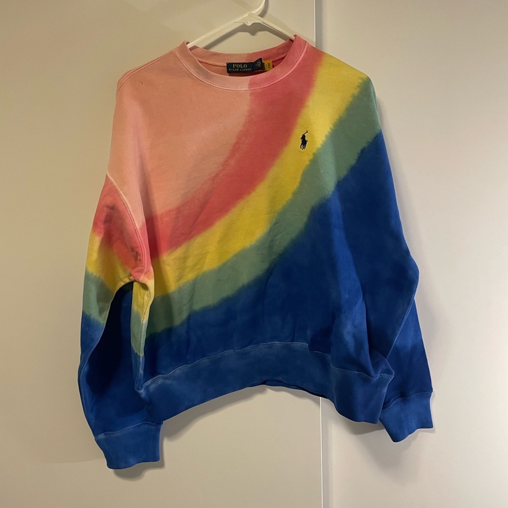 NWT Polo Ralph Lauren - Tie-Dye Terry Sweatshirt - Picture 5 of 7